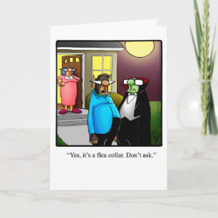 Carte de voeux Humour Halloween personnalisable