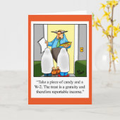 Carte de voeux Humour Halloween pour Halloween (Fleur jaune)