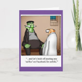 Carte de voeux Humour Halloween pour Halloween (Devant)