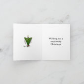 Carte de voeux Humour Noël (Intérieur)