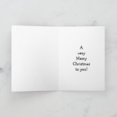 Carte de voeux Humour Noël (Intérieur)