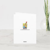 Carte de voeux Humour Noël (Dos)