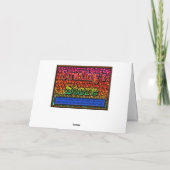 Carte de voeux I Love You (Dos)