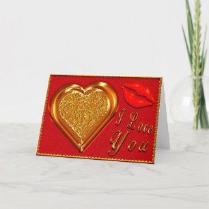 Carte de voeux I Love You