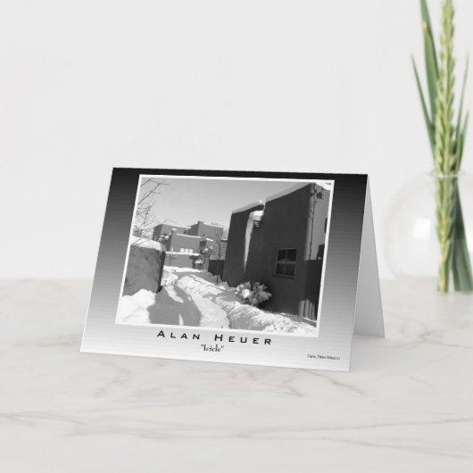 Carte de voeux - "Icicle" (Devant)