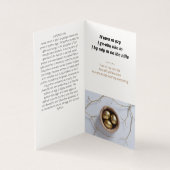 Carte de voeux Igbo Romantic Love Poem (Inside)