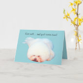 Carte de voeux illustrée par Frise de sommeil (Fleur jaune)