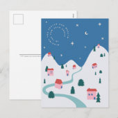 Carte de vœux illustrée pour le Nouvel An (Devant / Derrière)