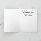 Carte de voeux "I'M SORRY" (Intérieur)