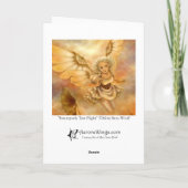 Carte de voeux Imaginaire Steampunk Angel (Dos)