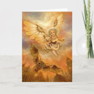 Carte de voeux Imaginaire Steampunk Angel