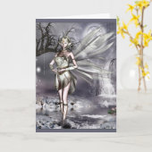 Carte de voeux Imbolc (Fleur jaune)