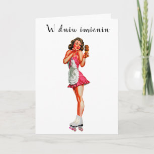 Carte de voeux imieniny pour lui