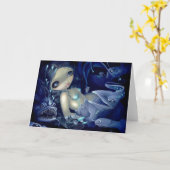 Carte de voeux "In the Abyss" (Fleur jaune)