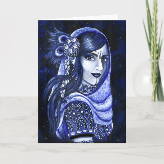 Carte de voeux Indigo (Devant)