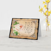 Carte de voeux inspirante (Fleur jaune)