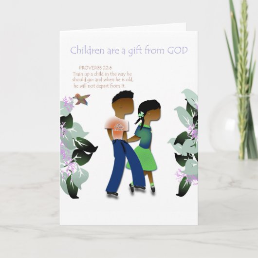 Carte de voeux inspirée (Devant)