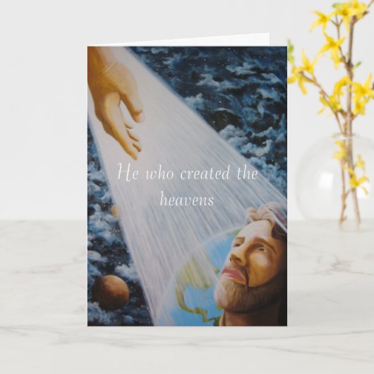 Carte de voeux inspirée (Fleur jaune)