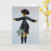 Carte de voeux inspirée (Fleur jaune)