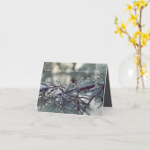Carte de voeux inspirée (Fleur jaune)