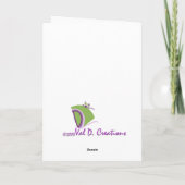 Carte de voeux inspirée (Dos)