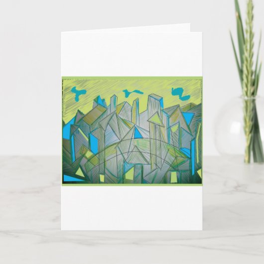 Carte de voeux inspirée de Picasso (Devant)