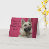 Carte de voeux inspirée pour des amoureux de les (Fleur jaune)