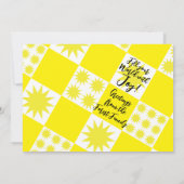 Carte de vœux interactive Globe terrestre unique (Dos)