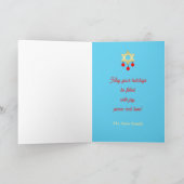 Carte de vœux interconfessionnelle pour Joyeux Chr (Intérieur)