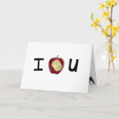 Carte de voeux IOU (Fleur jaune)
