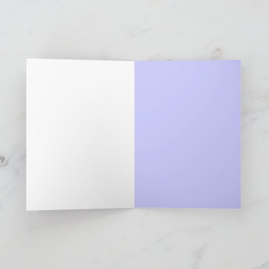 Carte de voeux Iris (Intérieur)