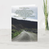Carte de vœux Irish Blessing 5x7 (Devant)