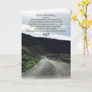 Carte de vœux Irish Blessing 5x7