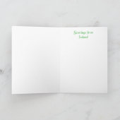 Carte de voeux Irish Images (Intérieur)