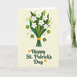 Carte de vœux irlandaise de printemps