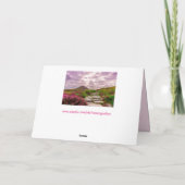 Carte de voeux Irlande pittoresque (Dos)