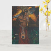 Carte De Voeux Isis (Fleur jaune)