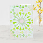 Carte de voeux islamique de la géométrie de (Fleur jaune)