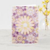 Carte de voeux islamique de la géométrie de (Fleur jaune)