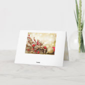 Carte de voeux italienne de Noël de babioles (Dos)