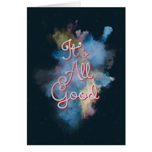 Carte de vœux It's All Good (Devant)