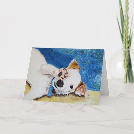 Carte de voeux Jack Russell Terrier (Devant)
