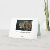 carte de voeux jaguar (Dos)
