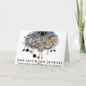 Carte de voeux Jailbird (Dos)