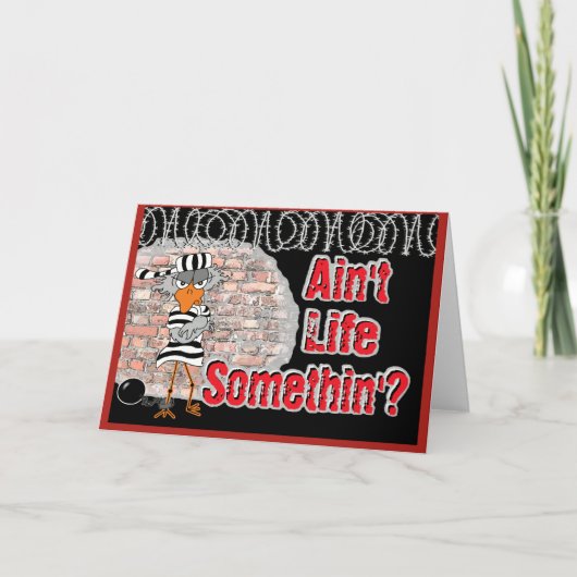 Carte de voeux Jailbird (Devant)