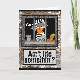Carte de voeux Jailbird