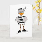 Carte de voeux Jailbird (Fleur jaune)