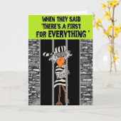 Carte de voeux Jailbird (Fleur jaune)