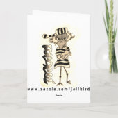 Carte de voeux Jailbird (Dos)