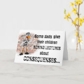 Carte de voeux Jailbird : Fête des pères (Fleur jaune)